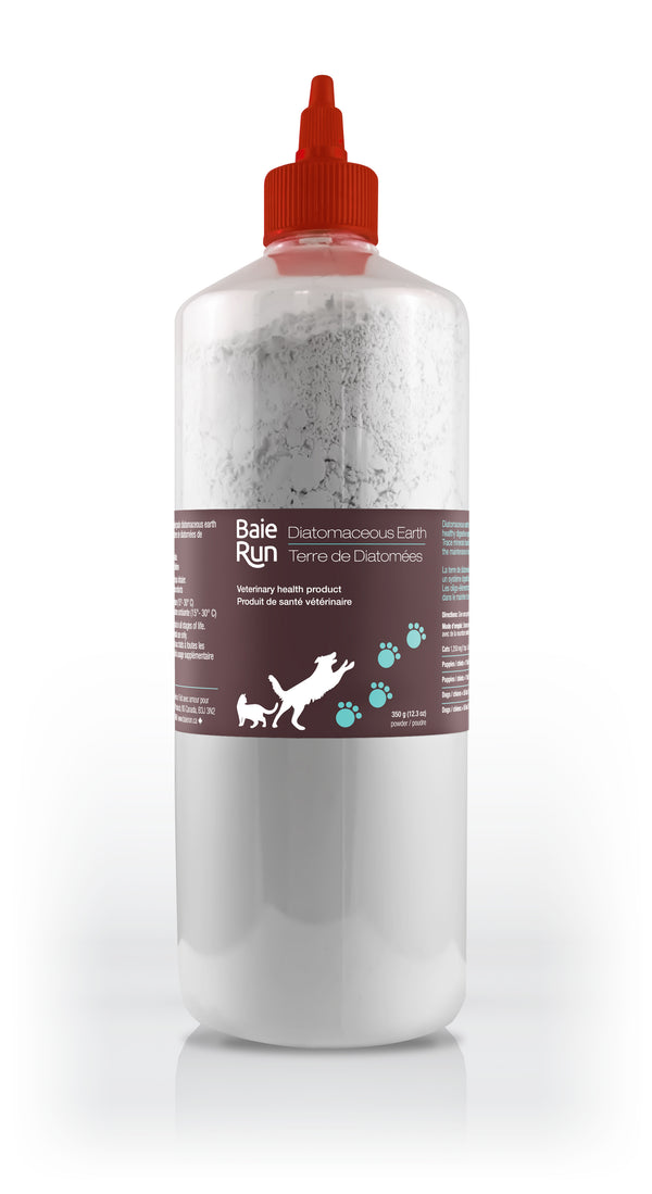 Baie Run Diatomaceous Earth - Supplément oral pour chien