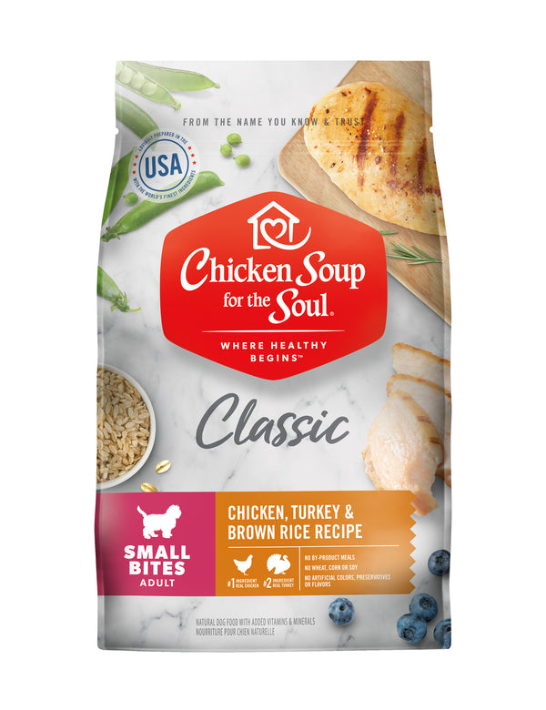 Chicken Soup Small Bites Dog Chicken, Turkey & Brown Rice