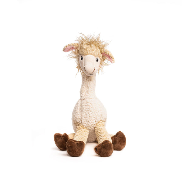 fabdog Floppy Plush Dog Toy, Llama