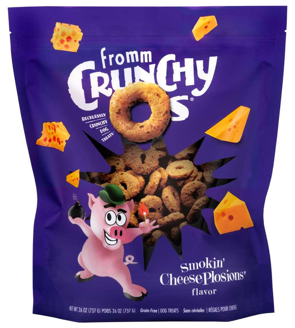 Fromm Crunchy O's Smokin' CheesePlosions Dog Treats