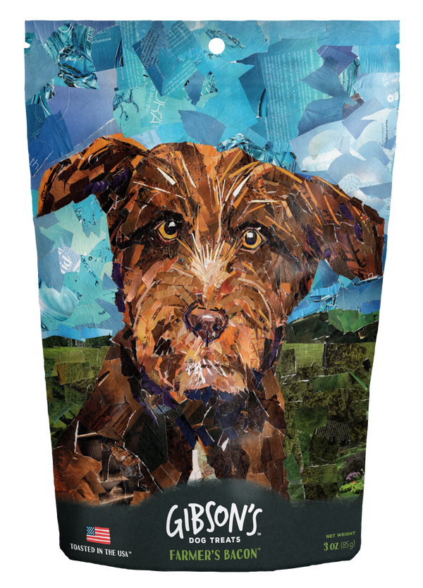 Wild Meadow Farms Gibson's Farmer's Bacon Dog Treats, 3-oz