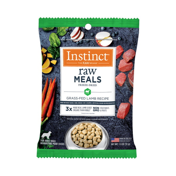 Instinct Raw Meals Grass-Fed Lamb Freeze-Dried Dog Food