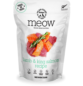 New Zealand Natural Pet Food Meow Lamb & King Salmon Freeze-Dried Cat Food