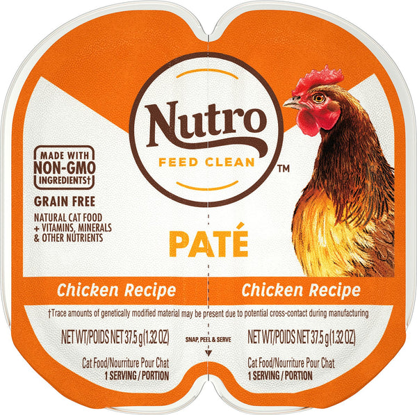 Nutro Perfect Portions Pâté au poulet sans céréales en barquettes pour chats
