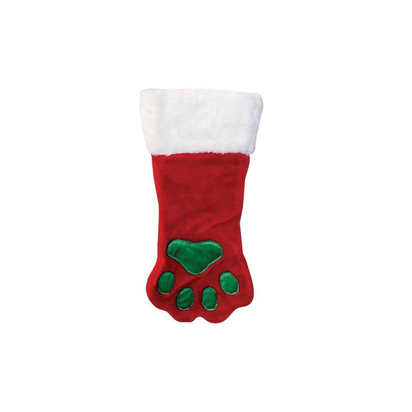 Outward Hound Stuffones Jouet pour chien Patte dans une chaussette, Rouge