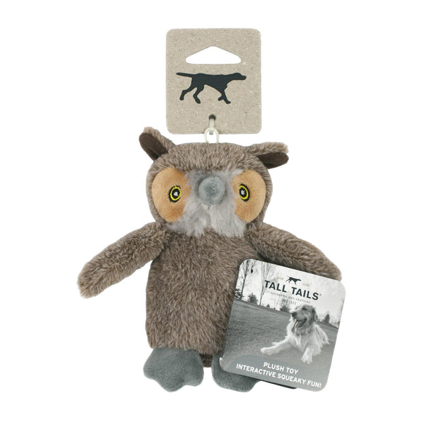 Tall Tails Jouet pour chien Chouette avec couineur