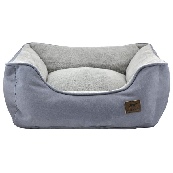 Tall Tails Dream Chaser Bolster Dog Bed, Charcoal