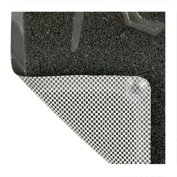 Tall Tails Wet Paws No-Slip Bath Mat, Grey