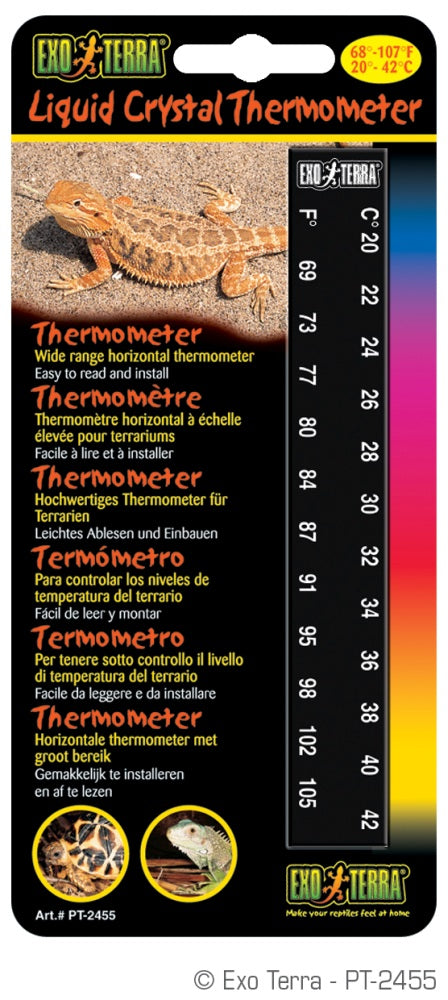 Exo Terra Liquid Crystal Terrarium Thermometer