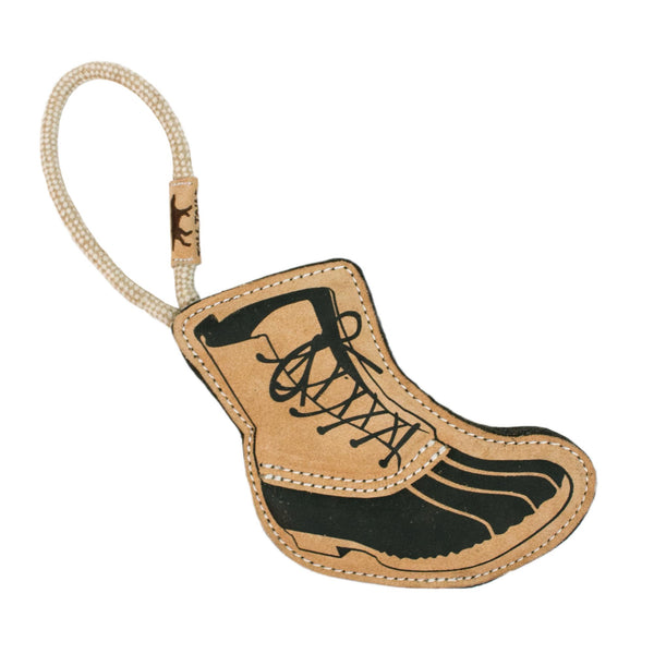 Tall Tails Hiking Natural Leather & Wool Dog Toy, 16-in