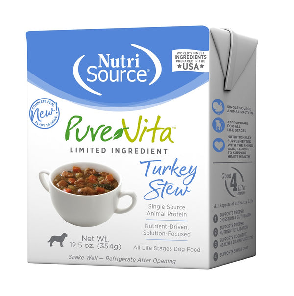 PureVita Limited Ingredient Turkey Stew Wet Dog Food
