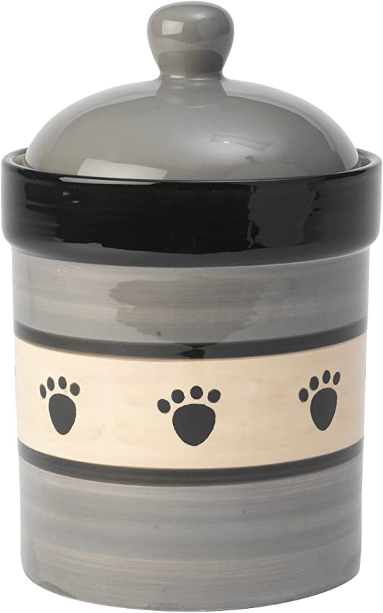 PetRageous Designs Metro Pet Treat Jar, 9-in