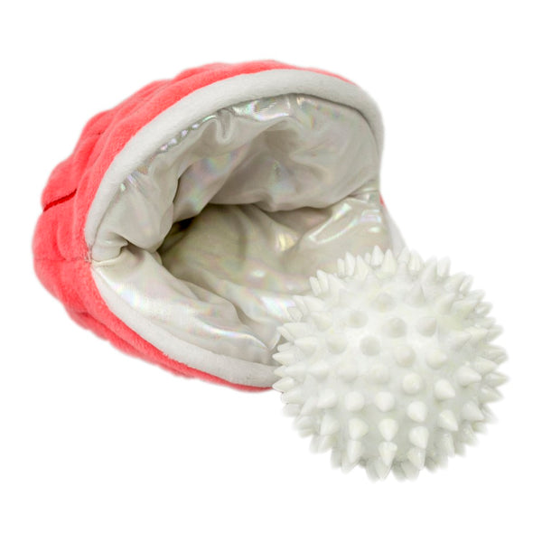Tall Tails 2-in-1 Oyster with Pearl Plush Dog Toy
