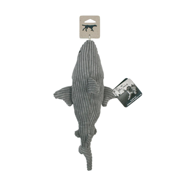Tall Tails Crunch Shark Dog Toy, 12-in.