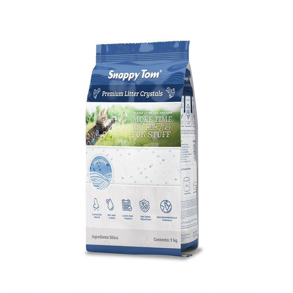 Snappy Tom Crystals Litière pour chat de qualité supérieure au parfum naturel