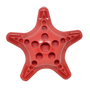 SodaPup Jouet pour chien en nylon Étoile de mer, Rouge