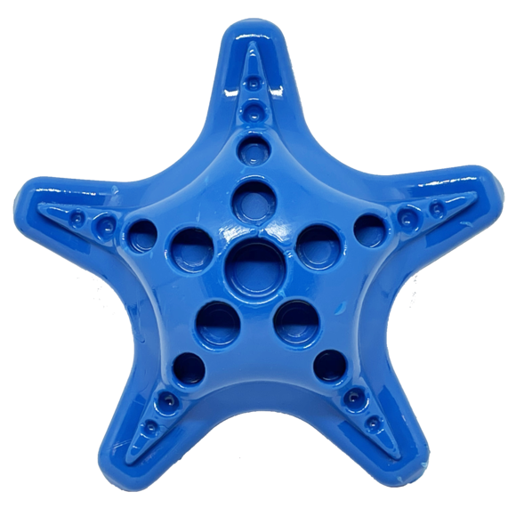 SodaPup Jouet pour chien en nylon Étoile de mer, Bleu