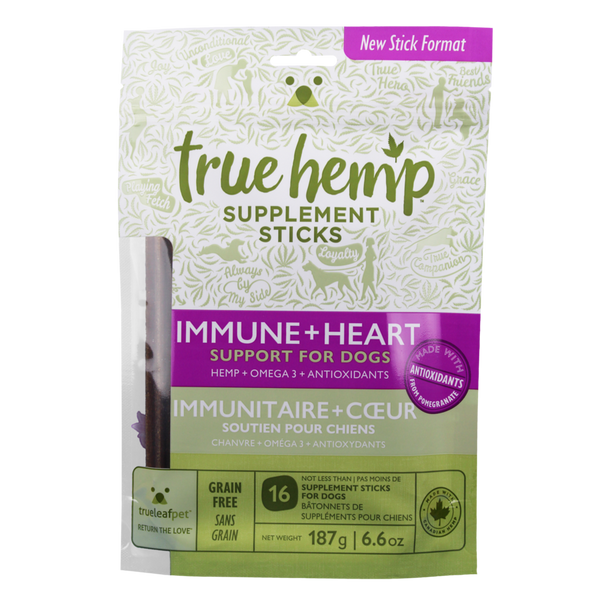 True Bâtonnets 'IMMUNE + HEART' pour chiens 6.6-oz