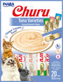 INABA Churu Purée Variété Thon Sans céréales Friandise pour chats