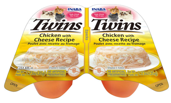 INABA Twins Chicken with Cheese Side Dish for Cats