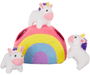ZippyPaws Burrows Licornes Arc-en-ciel Jouet pour chien