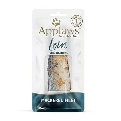 Applaws Loin Mackerel Fillet Cat Treat, 1.06-oz