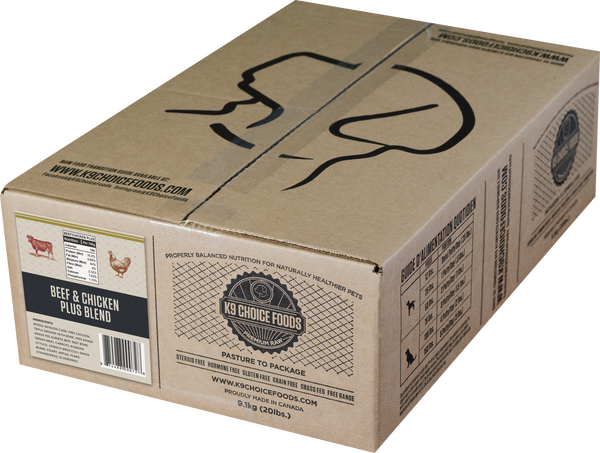 K9 Choice Foods Cuisine complète buffle plus congelée pour chiens