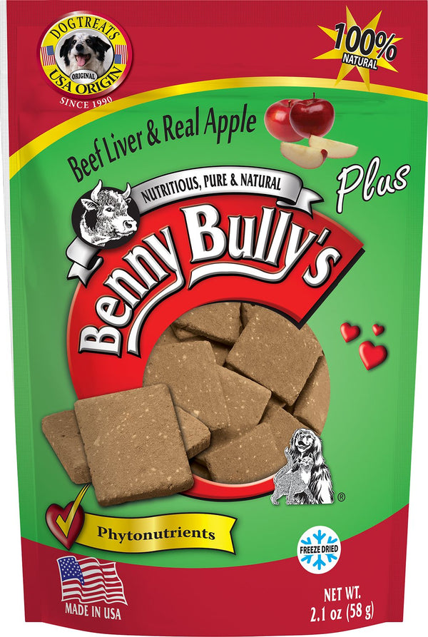 Benny Bully's Liver Plus Beef Liver & Real Apple Freeze-Dried Dog Treats