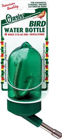 Oasis Bird Water Bottle, Green