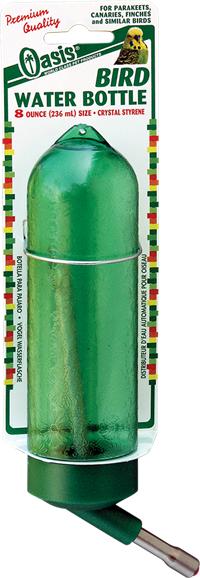 Oasis Bird Water Bottle, Green