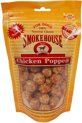 Smokehouse Chicken Poppers Dog Treats