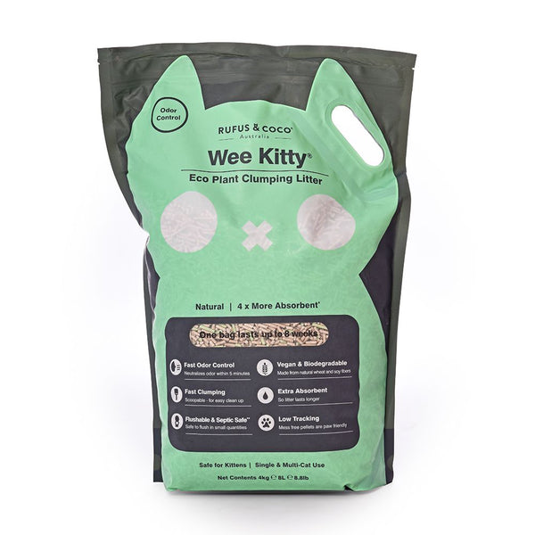 Rufus & Coco Wee Kitty Eco Plant Clumping Litter