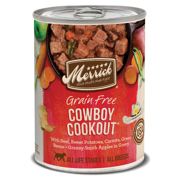 Merrick Grain-Free Cowboy Cookout Canned Dog Food