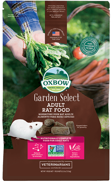 Nourriture pour rats adultes Oxbow Garden Select, 2,5 lb