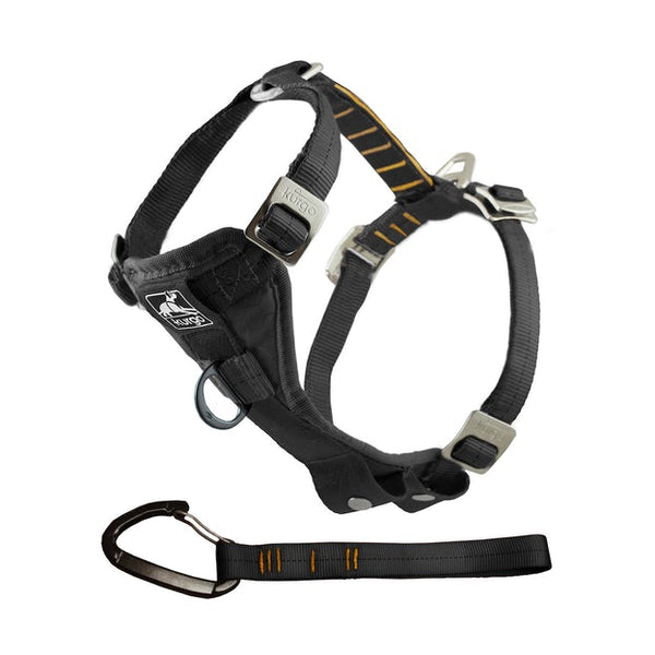 Kurgo Tru-Fit Enhanced Strength Smart Dog Harness, Black