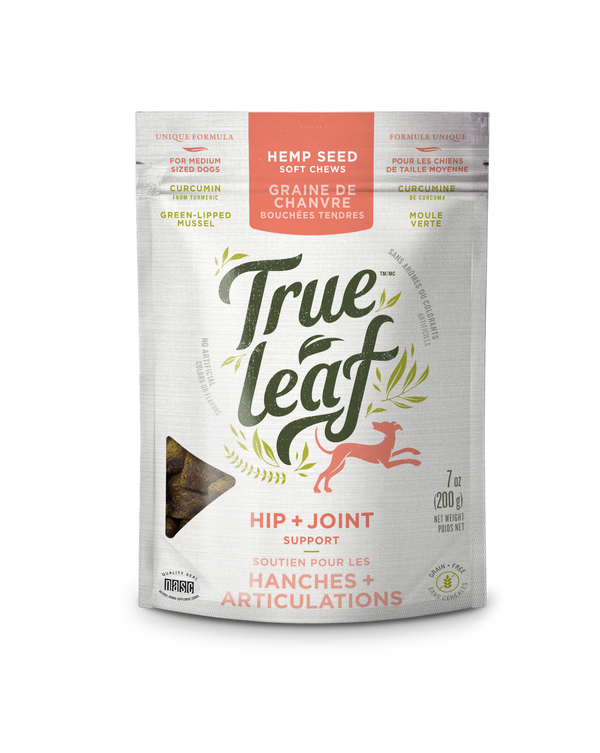 True Leaf Hip + Joint Support Chews for Medium Dogs