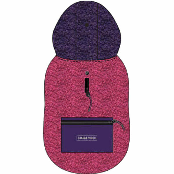 Canada Pooch Cool Factor Sweat à capuche pour chien, rose/violet