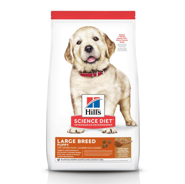 Hill's Science Diet Puppy Large Breed Lamb Meal & Brown Rice Dry Dog Food