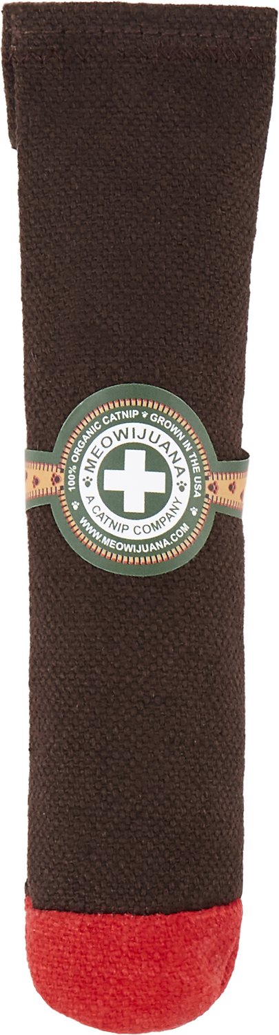 Meowijuana Catnip Cigar Cat Toy, Color Varies
