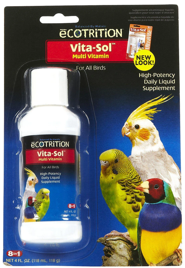 eCOTRITION Vita-Sol Multi Vitamin Daily Bird Supplement