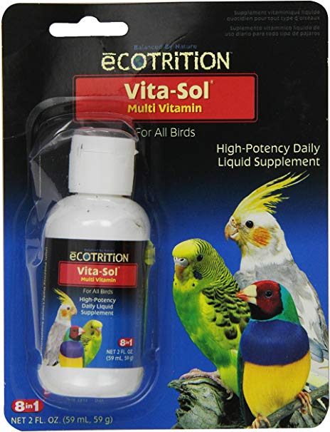 eCOTRITION Vita-Sol Multi Vitamin Daily Bird Supplement