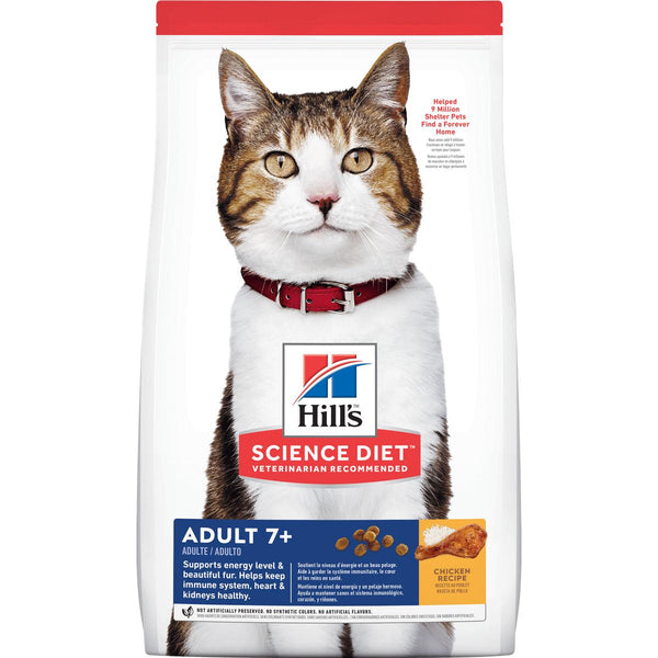 Hill's Science Diet Adulte 7+ Poulet Croquettes pour chat
