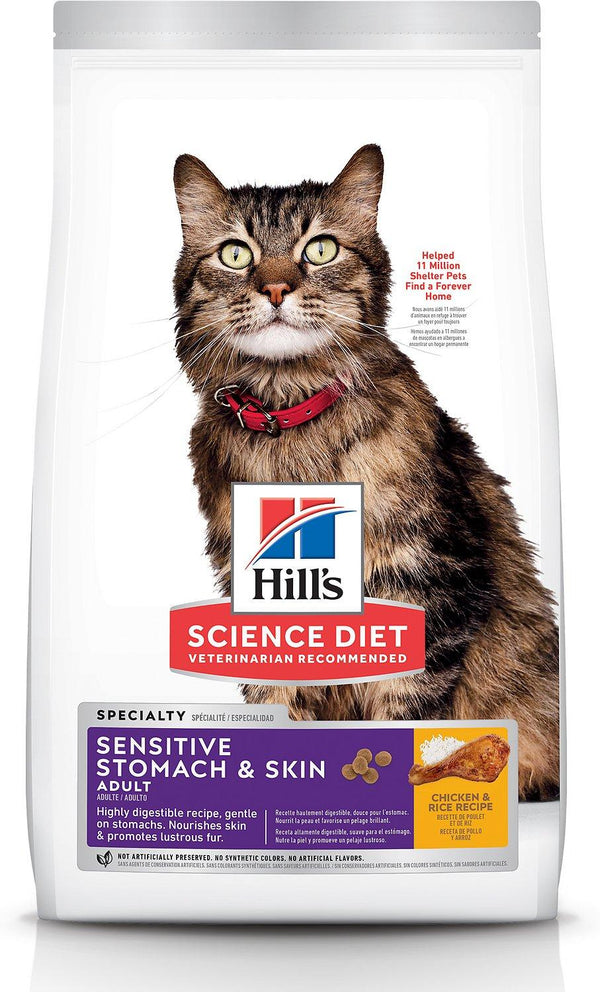 Hill's Science Diet Adulte Estomac et Peau Sensibles Croquettes pour chat