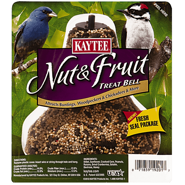 Kaytee Nut & Fruit Seed Treat Bell Wild Bird Food