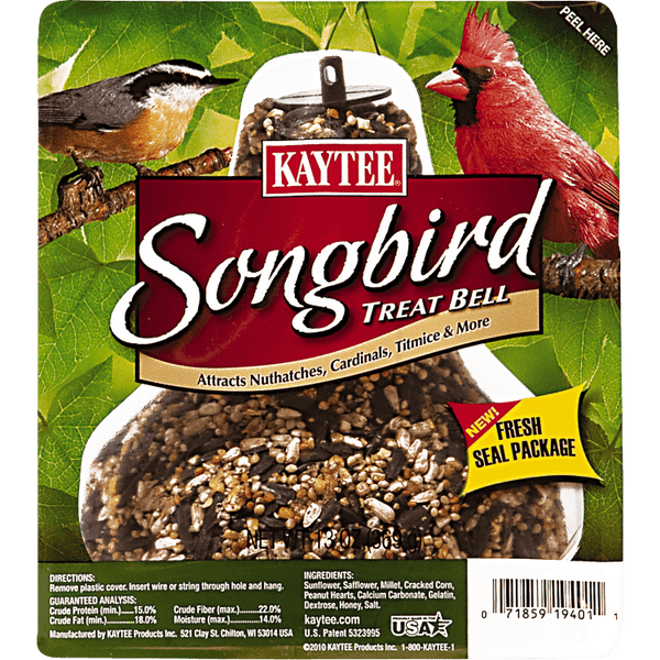 Kaytee Nourriture pour oiseaux sauvages Songbird Treat Bell Wild Bird Food