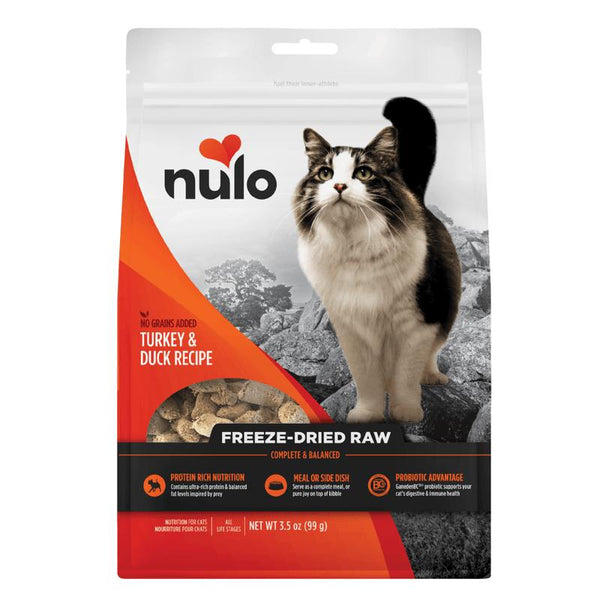 Nulo Freestyle Turkey & Duck Freeze-Dried Raw Cat Food