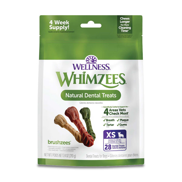 WHIMZEES Brushzees Natural Dental Dog Treats