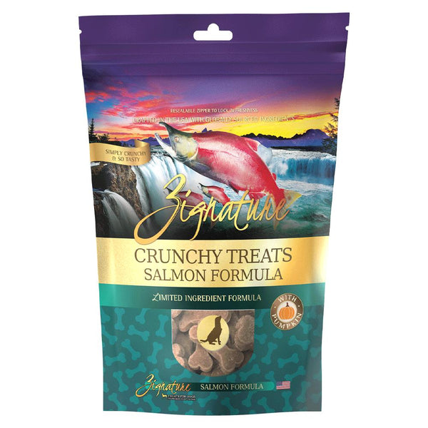 Zignature Salmon Formula Ziggy Bars Friandises pour chien 12 oz