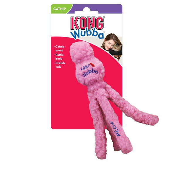 KONG Wubba Hugga Cat Toy, Color Varies