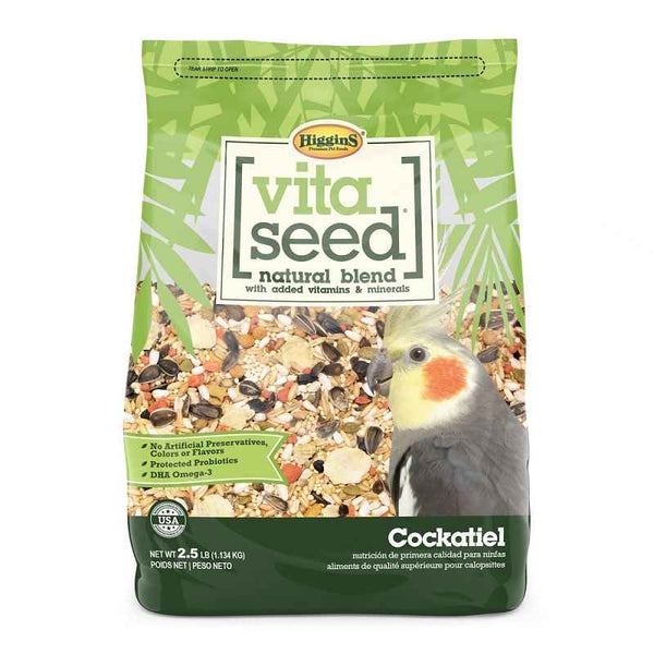 Higgins Vita Seed Cockatiel Bird Food